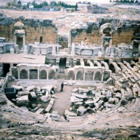 Hieropolis Theater, Pamukkale Turkey
